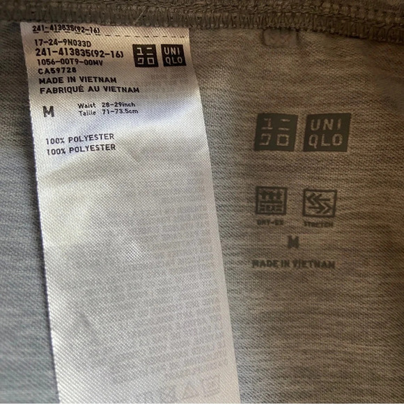 Uniqlo heather grey joggers Sz M - Picture 4 of 7